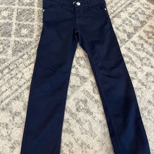 Girls youth pants size 6 navy blue